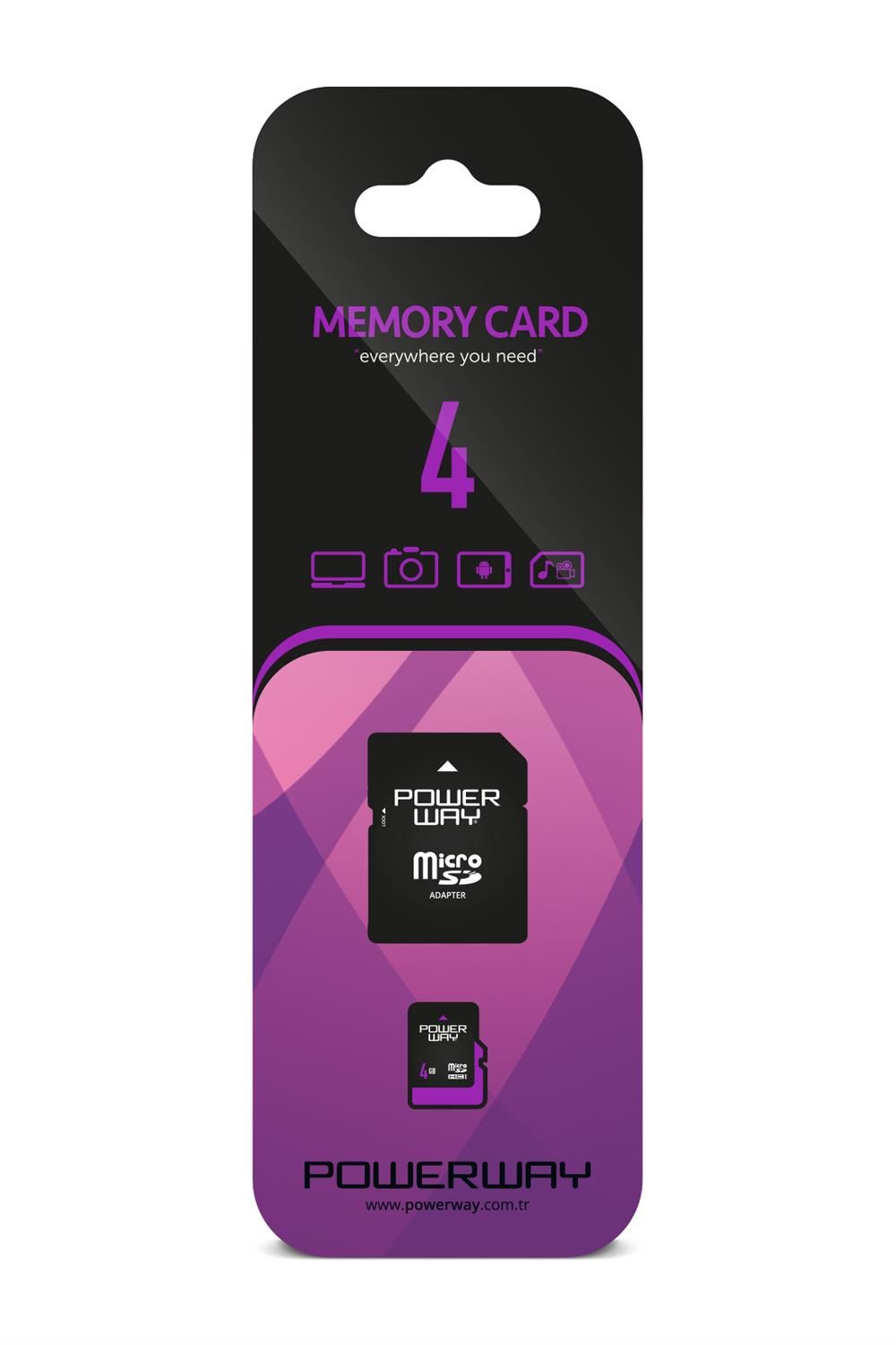 Powerway 4 GB MicroSD Hafiza Karti